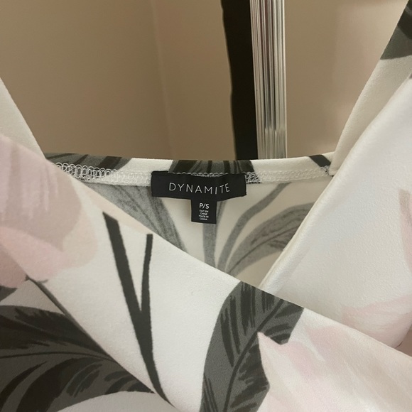 Dynamite floral wrap crop tank top - Picture 5 of 5